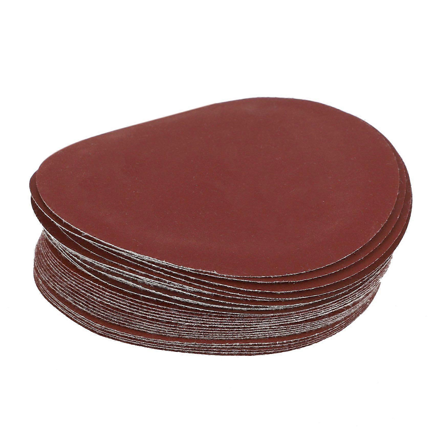 30PCS 5 inch 125mm Round Sandpaper Disk Sand Sheets Grit 320/400/600/800/1000/1500 & Loop Sanding D