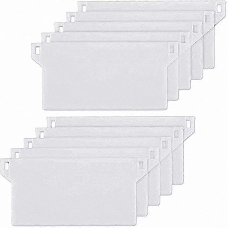 Replacement Slats for Vertical Blinds, 10-Pack, 127mm Width, White Weighted Panels