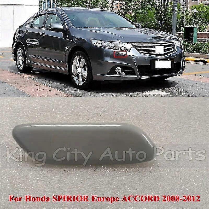 Front Bumper Headlamp Water Cap for 08-12 Models Spray Cover Shell Lid Head Light Washer Nozzle