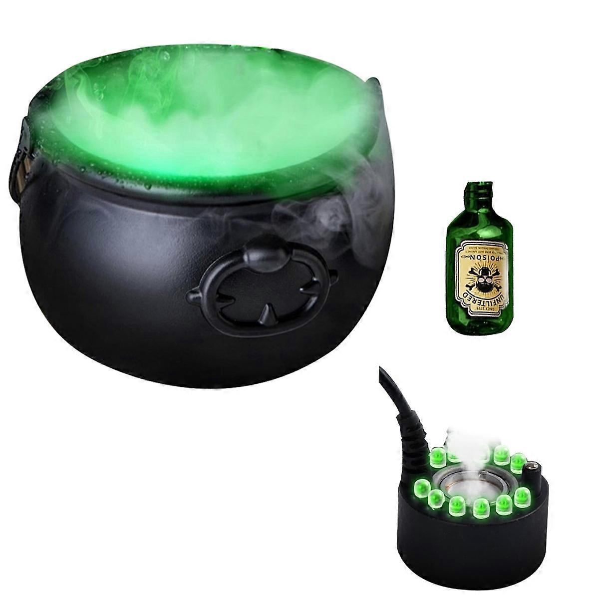 Halloween Decorations Indoor-DIY Floating Potion Set with Witches Cauldron and Mist Maker Party Deco
