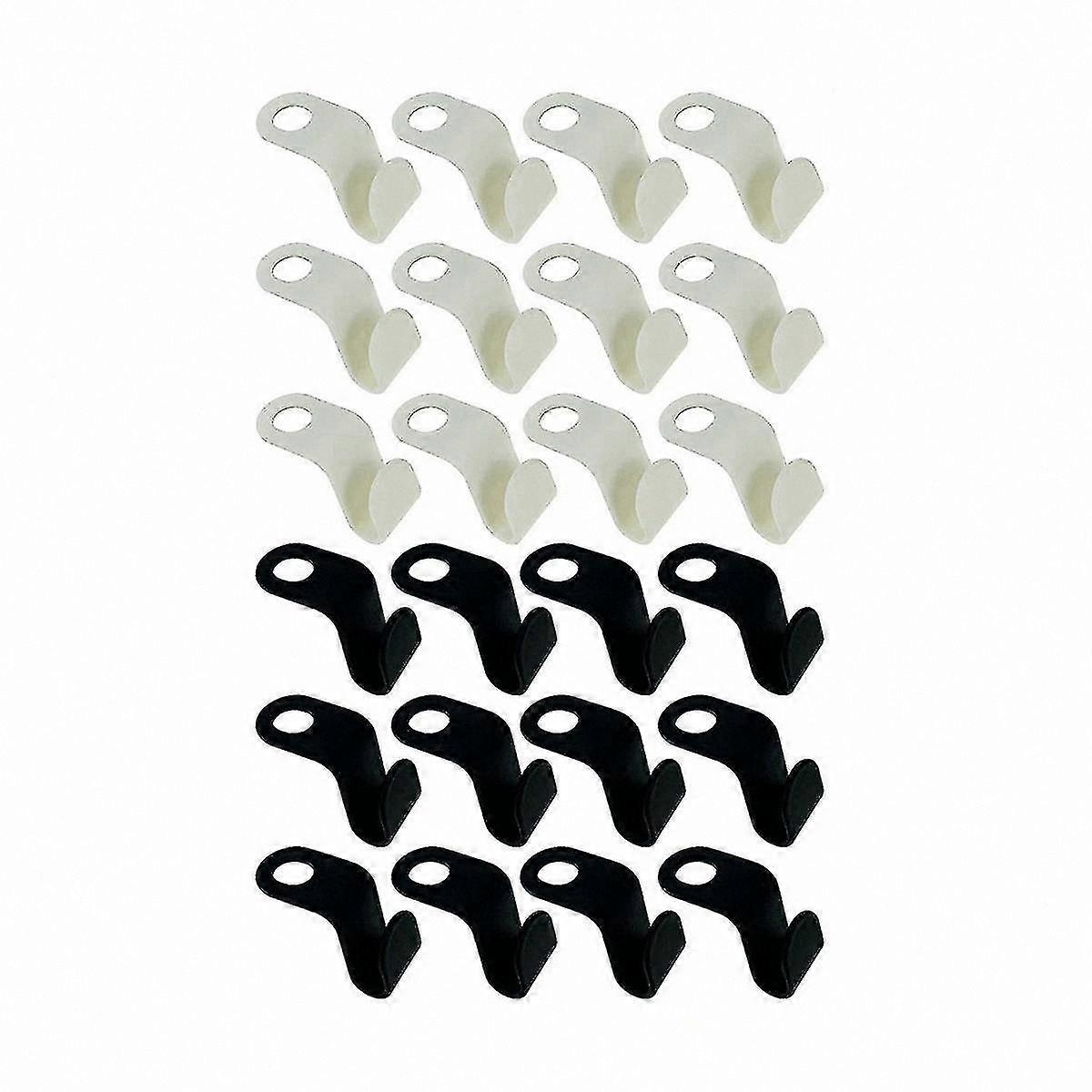 Plastic Hanger Hooks, Durable Connector for Clothes Space-Saving Solution