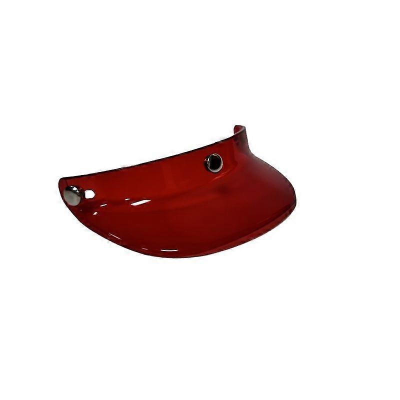 Helmet Peak: Retro Motorcycle Helmet Peak Visor With sun shield - Three-Button Cap Attachment For Riding Warm Weather