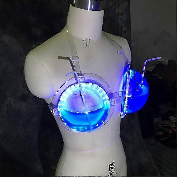 LED luminous bra atmosphere masquerade special effects propsa