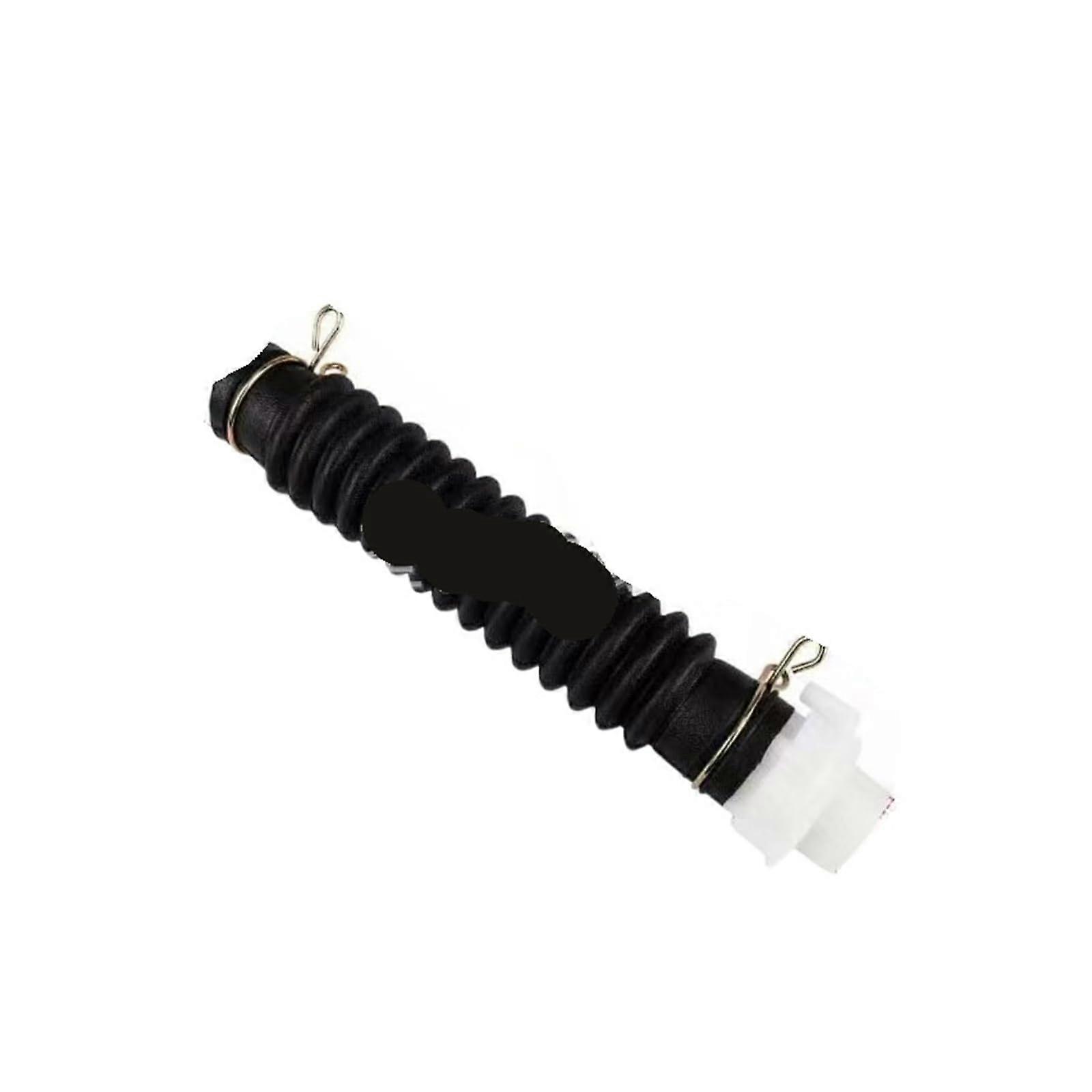 Drainage Pipe Inside The Washing Machine Black Thick Rubber Outlet Hose And Internal Connecting Hose