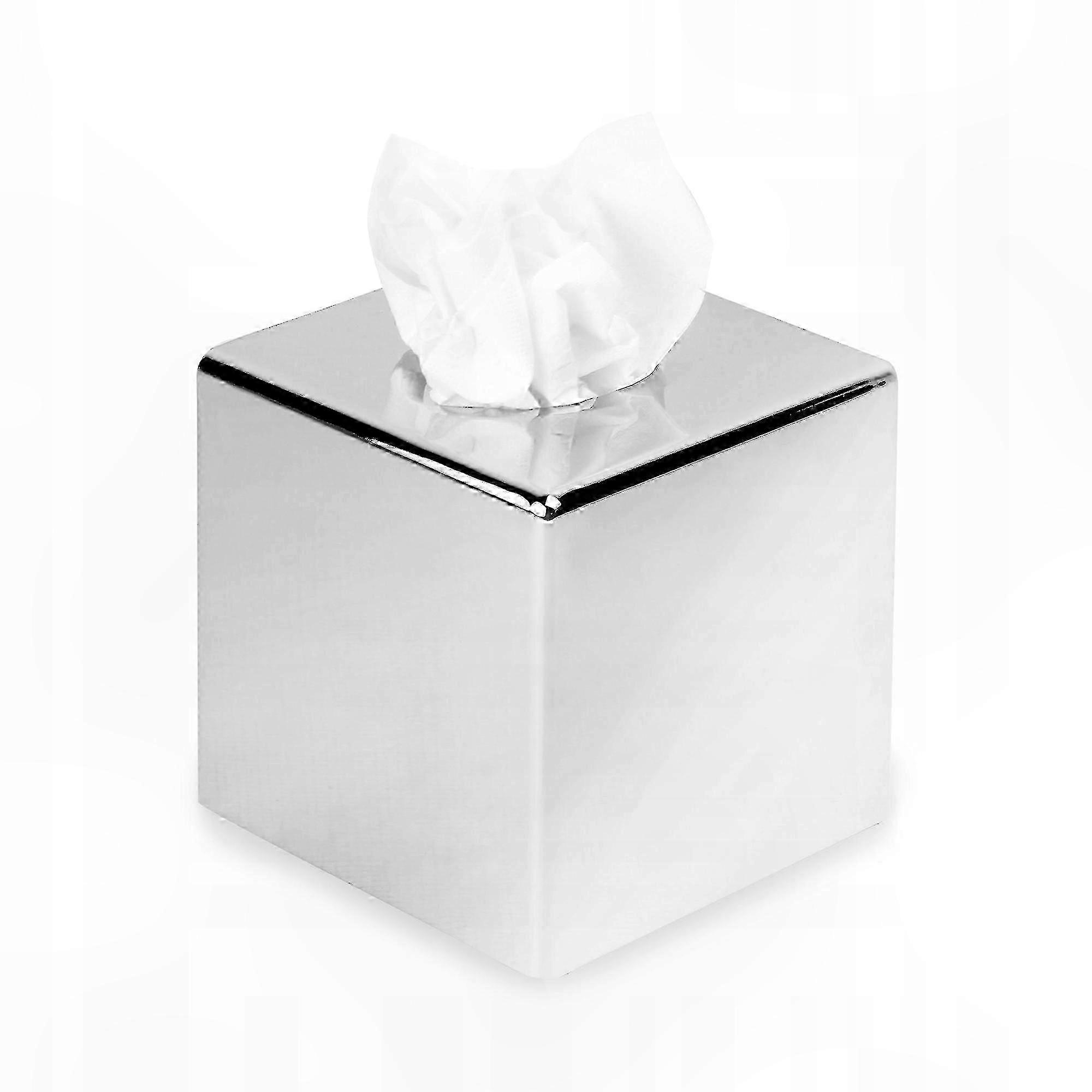 Decorative Tissue Box with Mirror Cover | Stylish and Functional Design