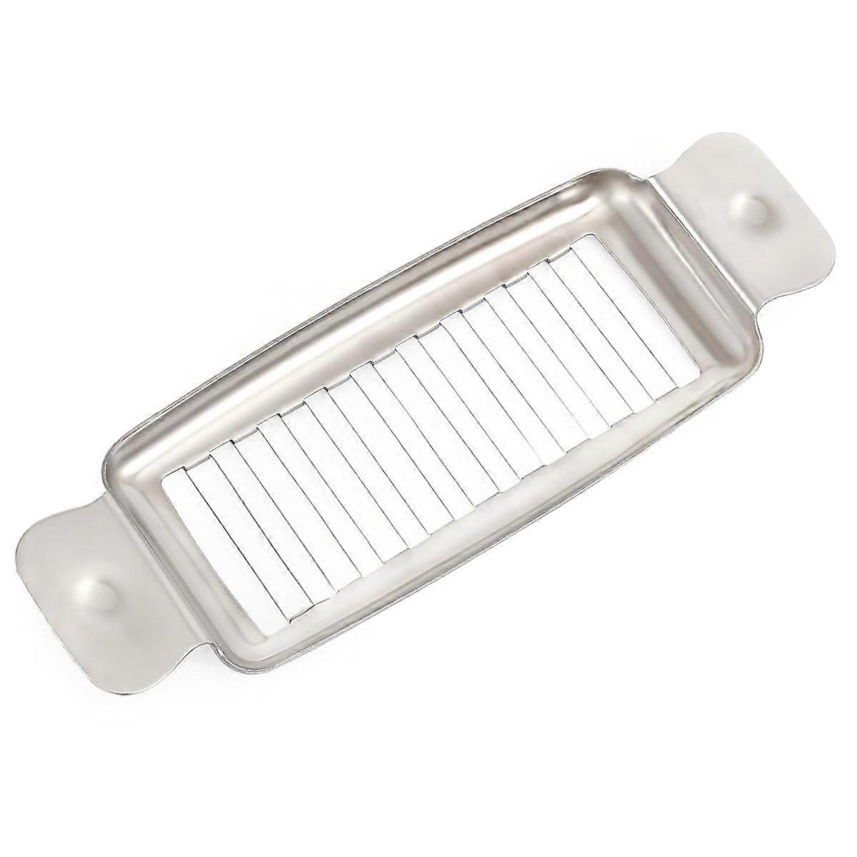 Stainless Steel Butter & Cheese Slicer,Ergonomic Handle, Multipurpose Handheld Food Cutter for Butter,Cheese&Soft Fruits