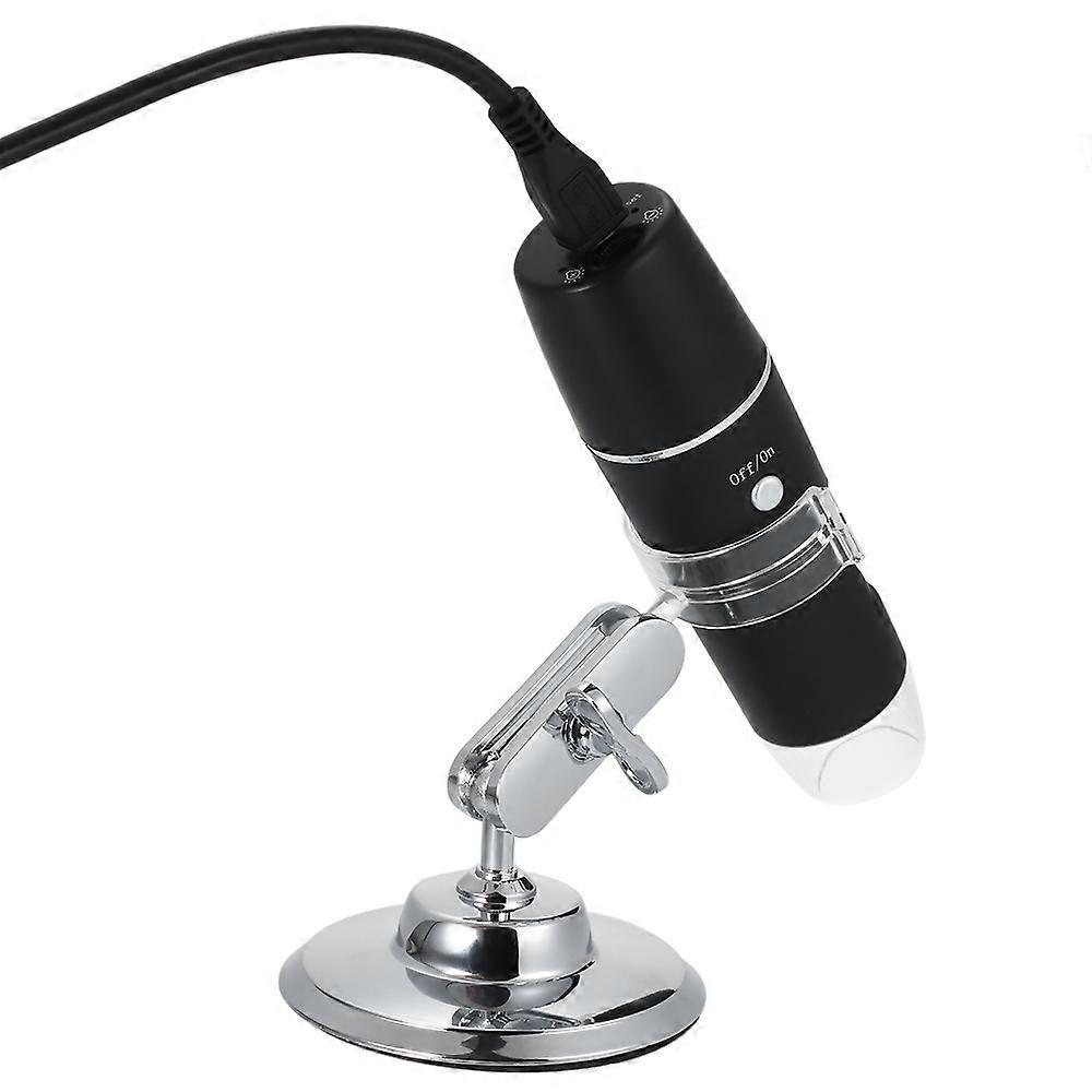 1000X USB Digital Microscope with Stand & 8-LED Light for iOS/Android