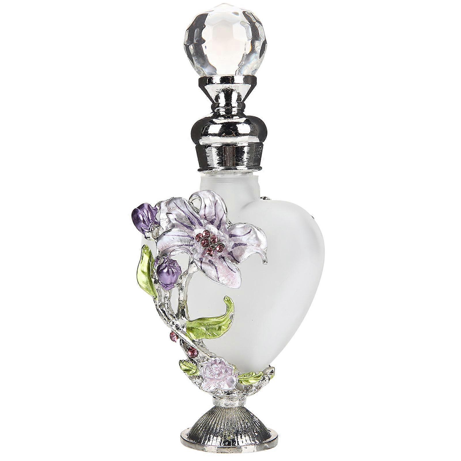 Transparent Glass Perfume Bottle for Storage Use Vintage Style 10ml