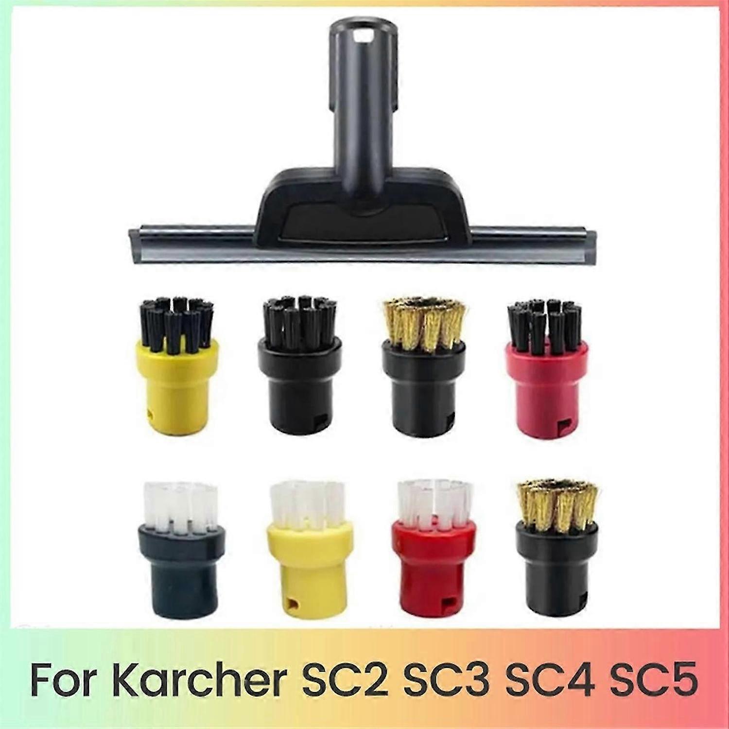 For SC2 SC3 SC4 SC5 Steam Cleaner Replacement Nozzle Brush Head Accessories Window Nozzle Round Brus