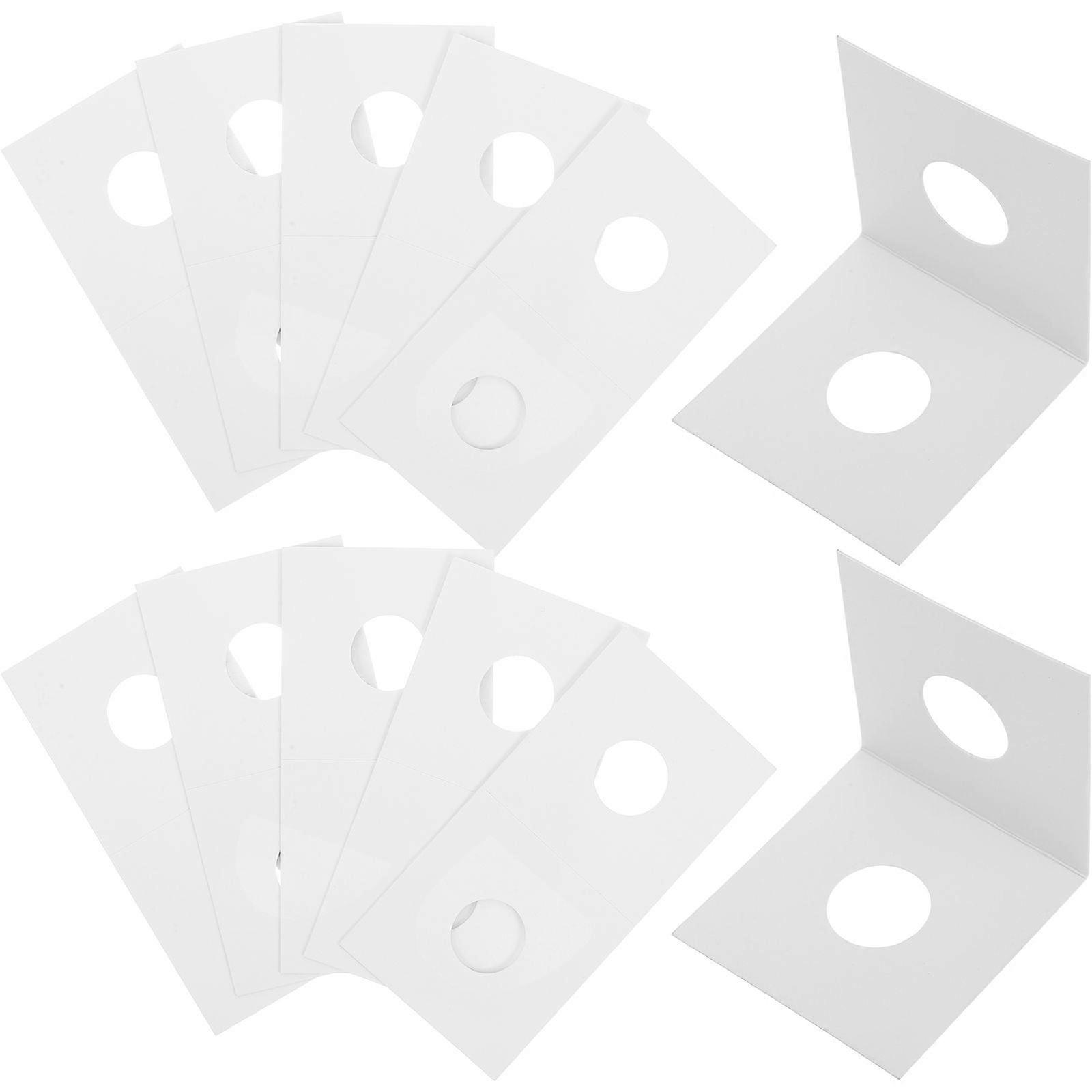 400Pcs Transparent Coin Holders Convenient Coin Clips Coin Holders Paper Coin Organizer