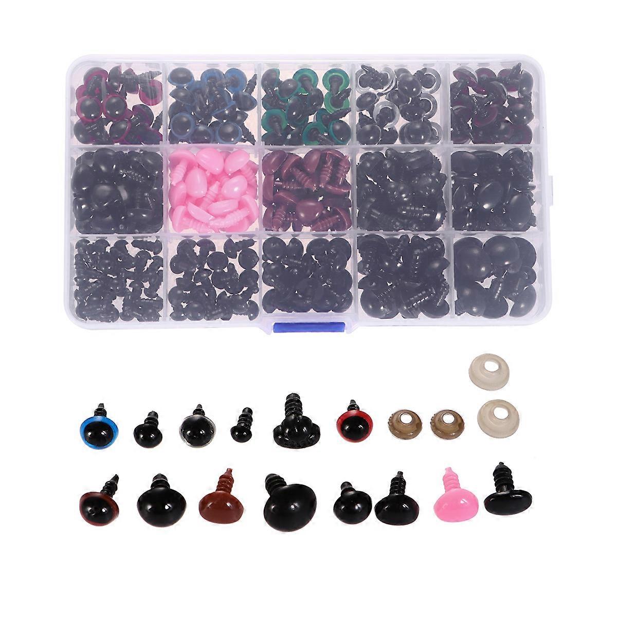 Craft Projects 560Pcs Plastic Nose And For Plush Doll Making Suitable For Children And DIY Enthusiasts