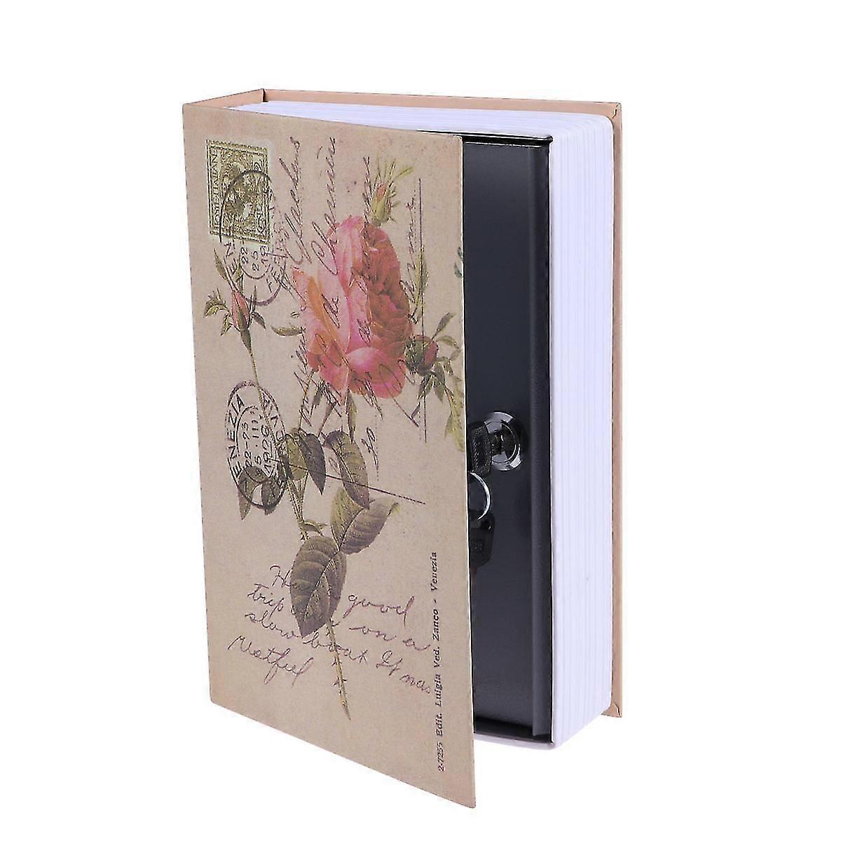 Dictionary Secret Book Security Dictionary Money Hidden Secret Security Safe Key Lock Cash Money Box Lock Storage - Size M