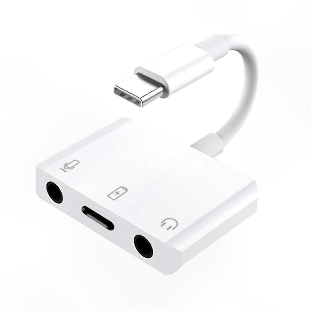 USB-C to 3.5mm Audio Adapter for Headphones and Speakers-Compatible with Computers and Laptops