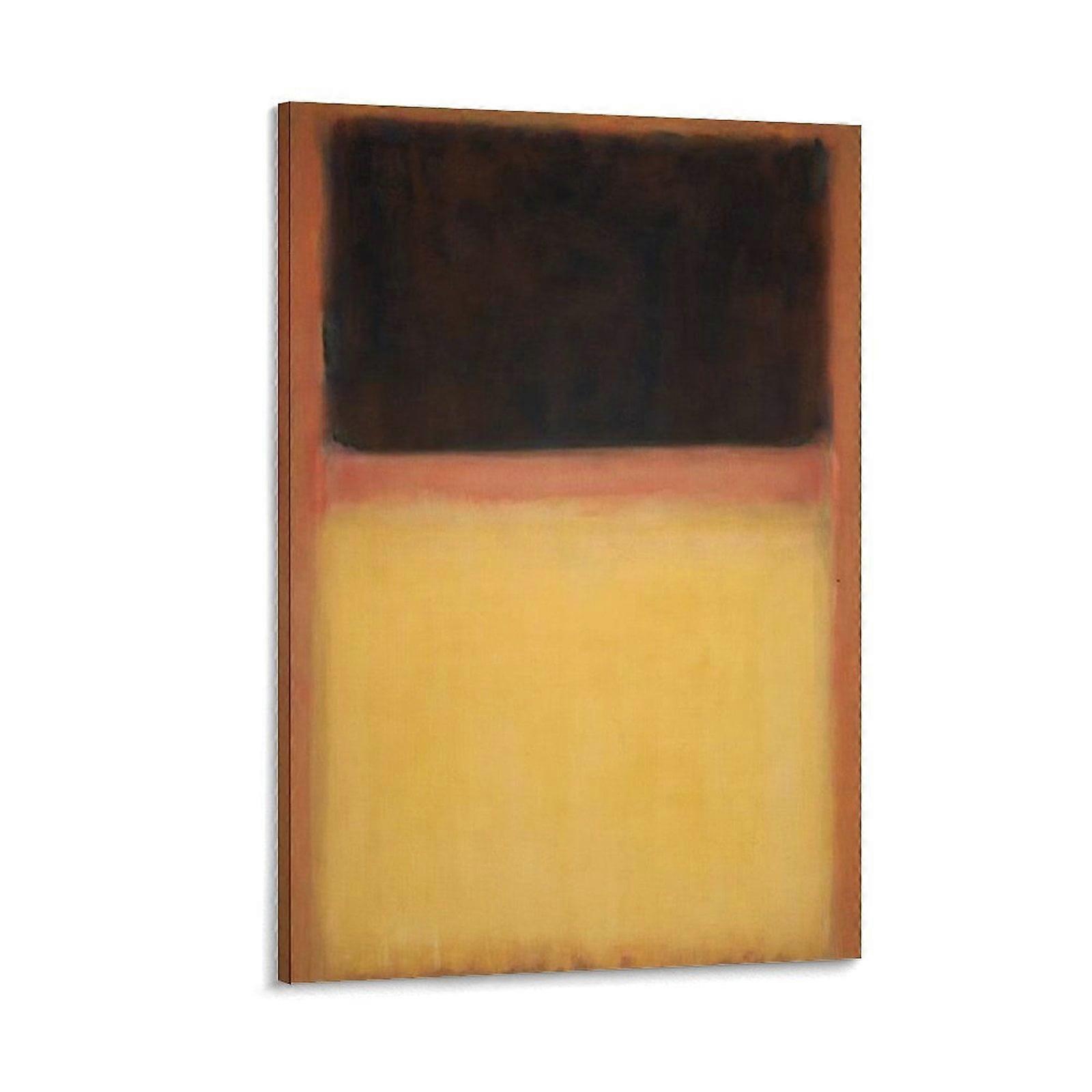 Donker over licht aarde 1954 door Mark Rothko Canvas Poster Wall Art Picture Prints opknoping foto Gift Decor Home Posters kunstwerken 08x12inch (20x30cm)