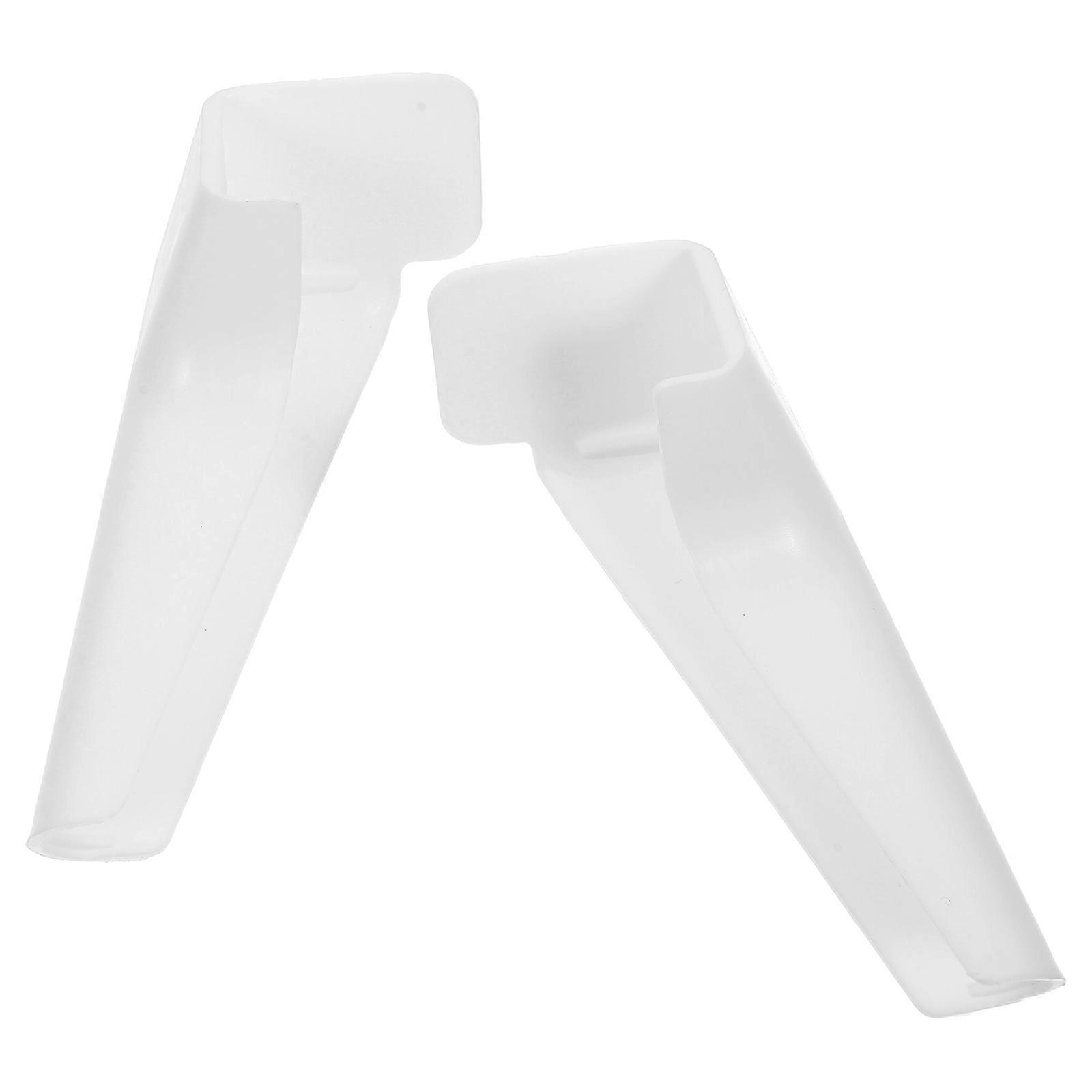 Rv Rain Gutter Spout White for Water Drainage 6Pcs Roof Gutter Extensions