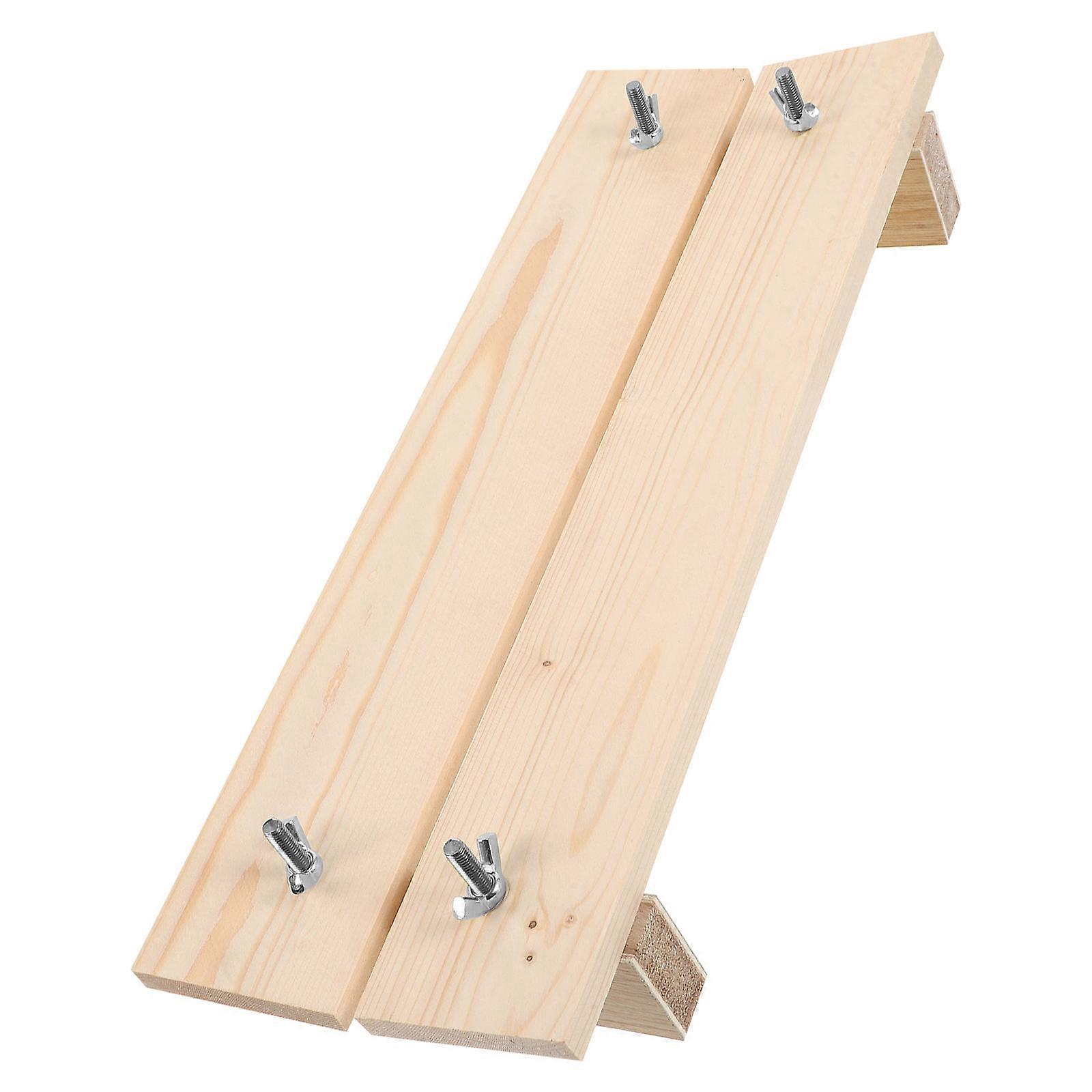 Insect Specimen Pinning Board for Butterfly Wings 4Pcs Khaki Wood Set