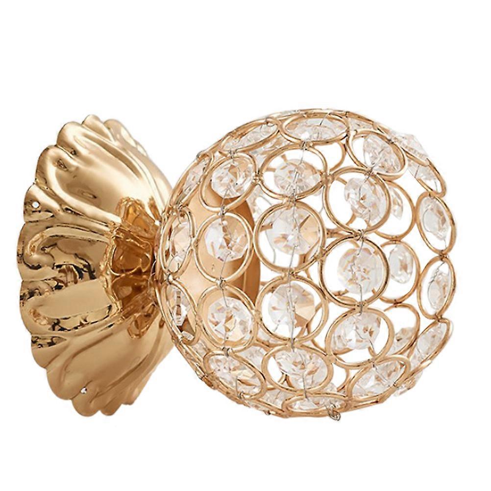 Elegant Crystal Pen Storage Container for Makeup Tools 2Pcs Pack