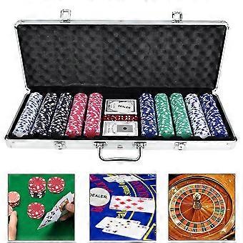 Features:
Brand New And High Quality; 
Set Of Casino-Quality Poker Chips 
White, Red, Green, Blue An
