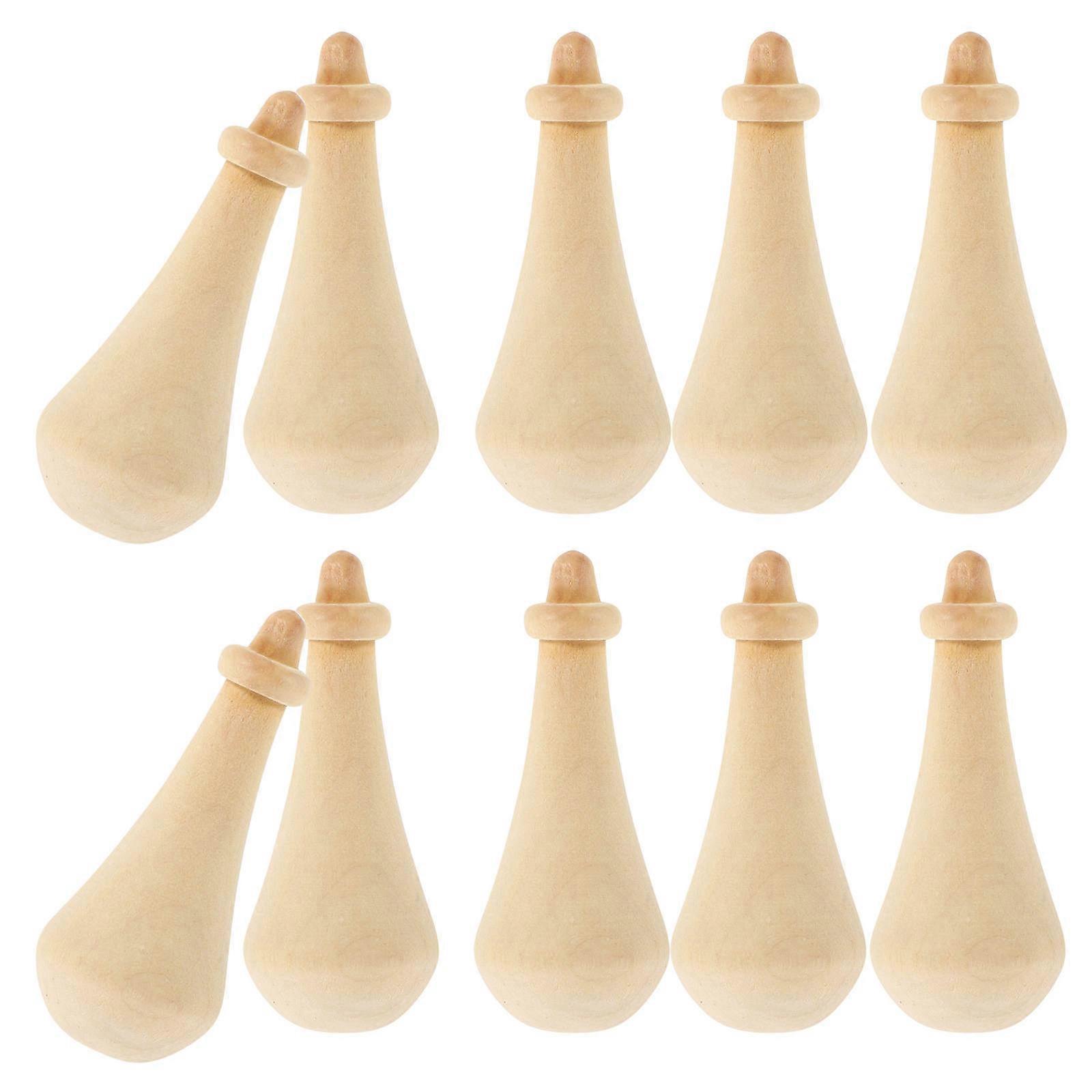 20 Pcs Wooden Xmas Crafts Designed For Christmas Occasions Available In Light Brown Color For Gift Giving