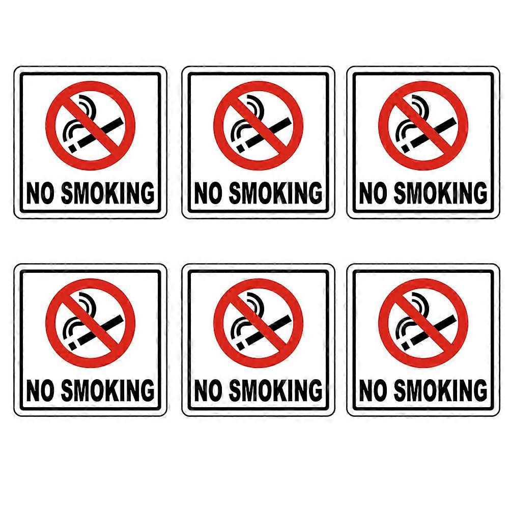 Car Bumper Sticker No Smoking Warning Decal for 10Pcs Pack
