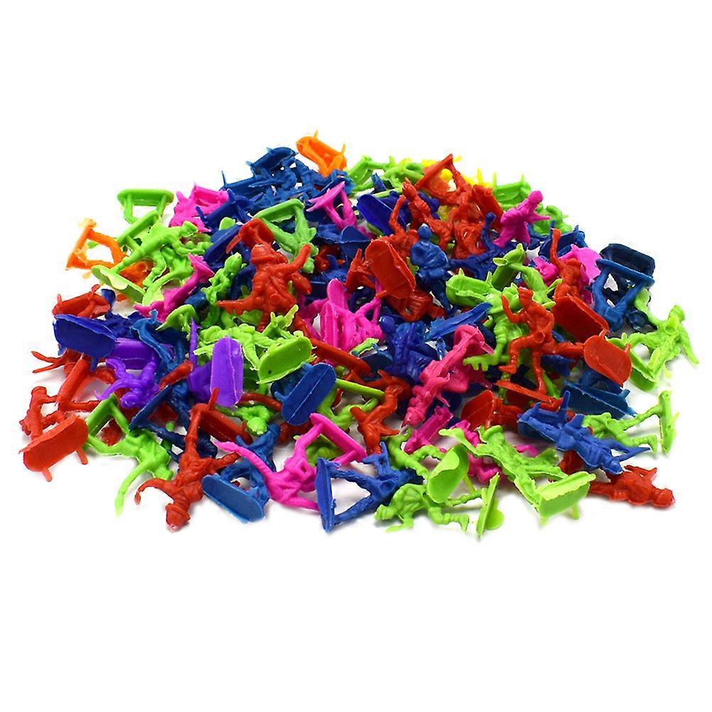 Mini Plastic Soldiers Figures For Kids 200 Pcs Random Poses Ideal For Imaginative Play Activities