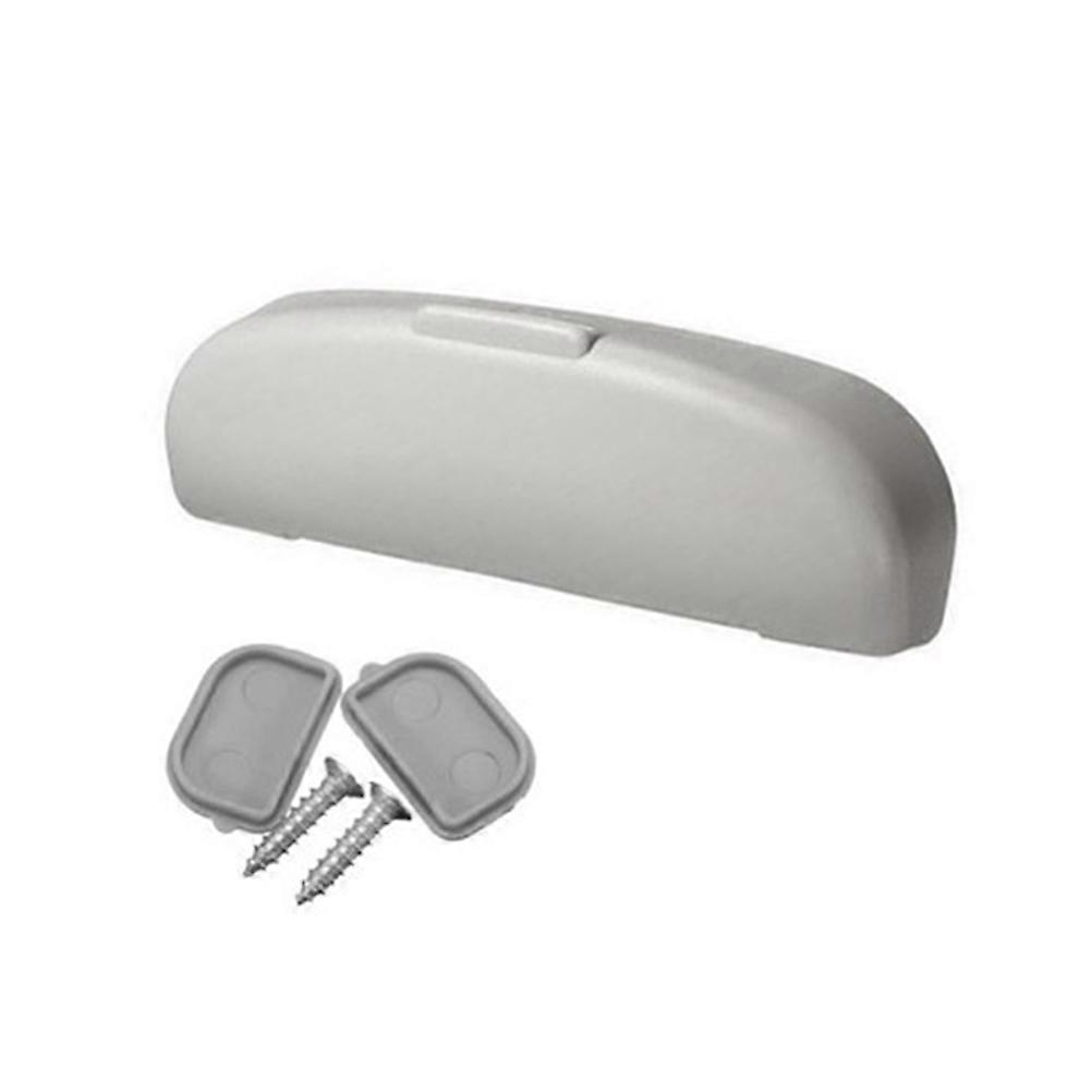 Car Sunglass Storage Case Front Glass Holder for 2Pcs Grey Design
