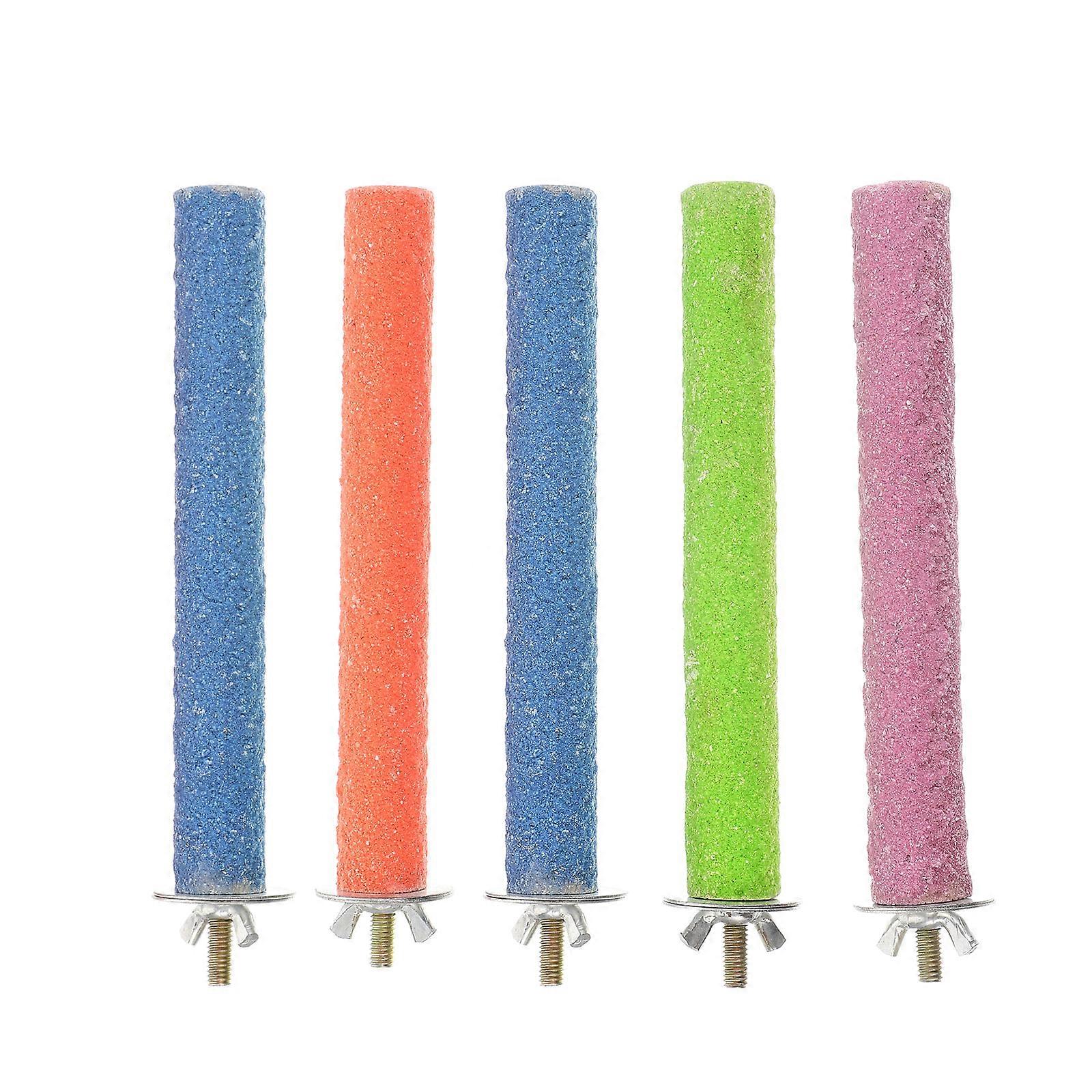 Bird Stand Rod Toy for Parakeet Biting and Perching 25Pcs