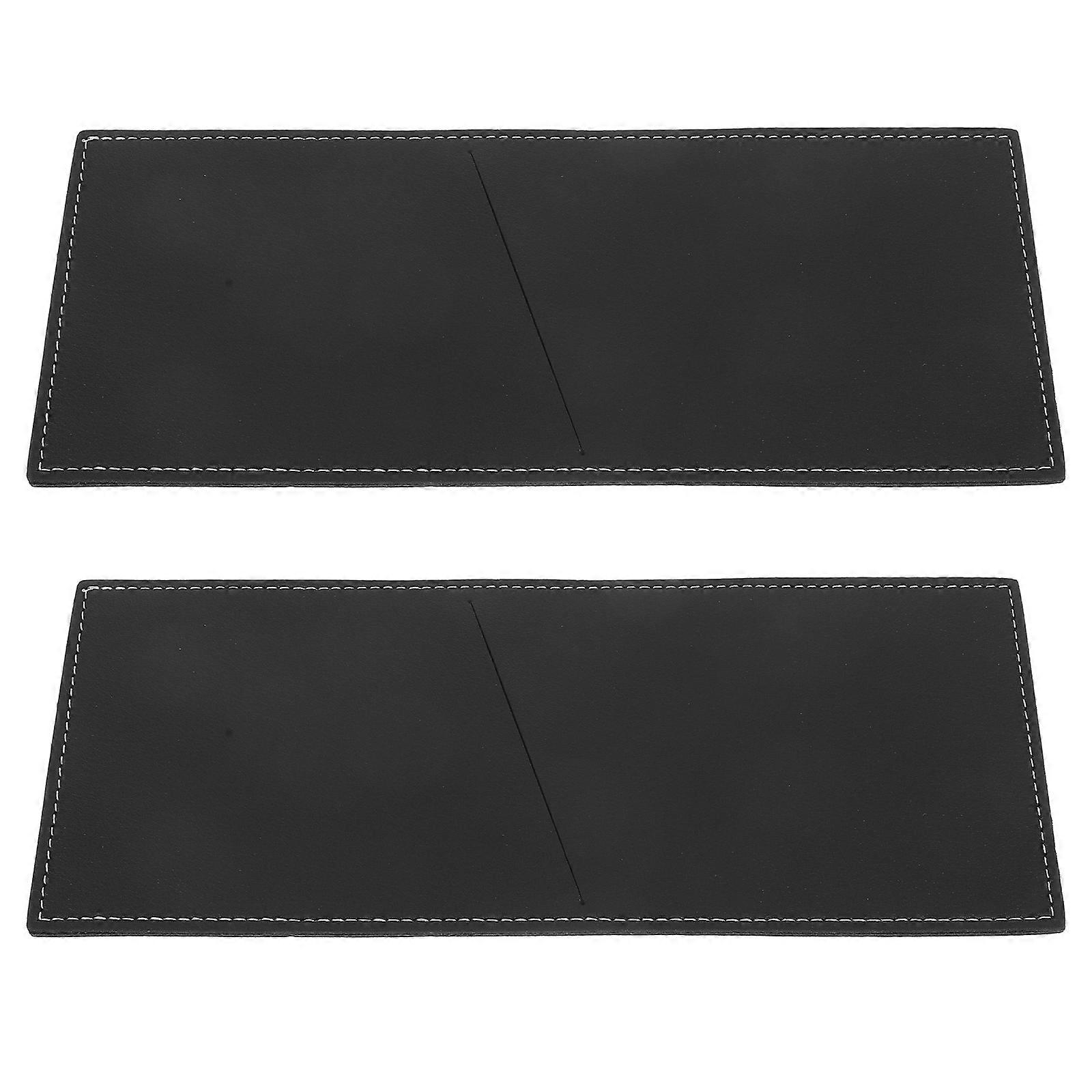 Fake Silverware Sleeves for Utensil Holders 8Pcs in Black