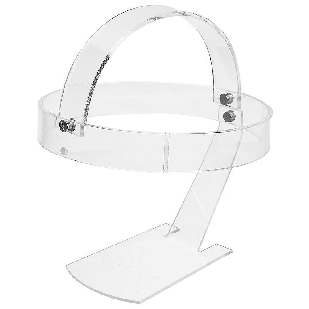 Hat Display Stand Acrylic for Display 4Pcs Clear Wig Holders