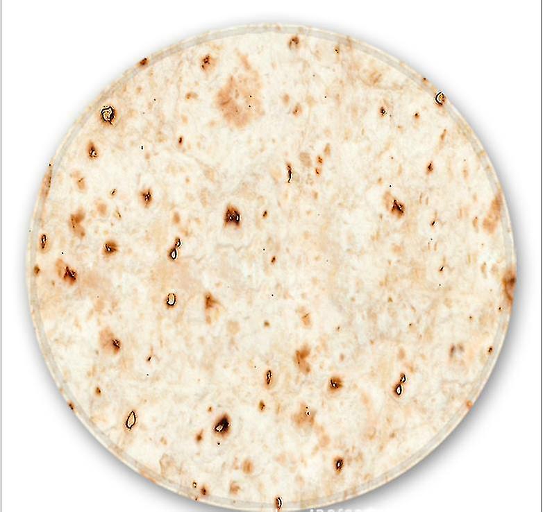 Burritos Blanket, Double Sided Giant Flour Tortilla Throw Blanket