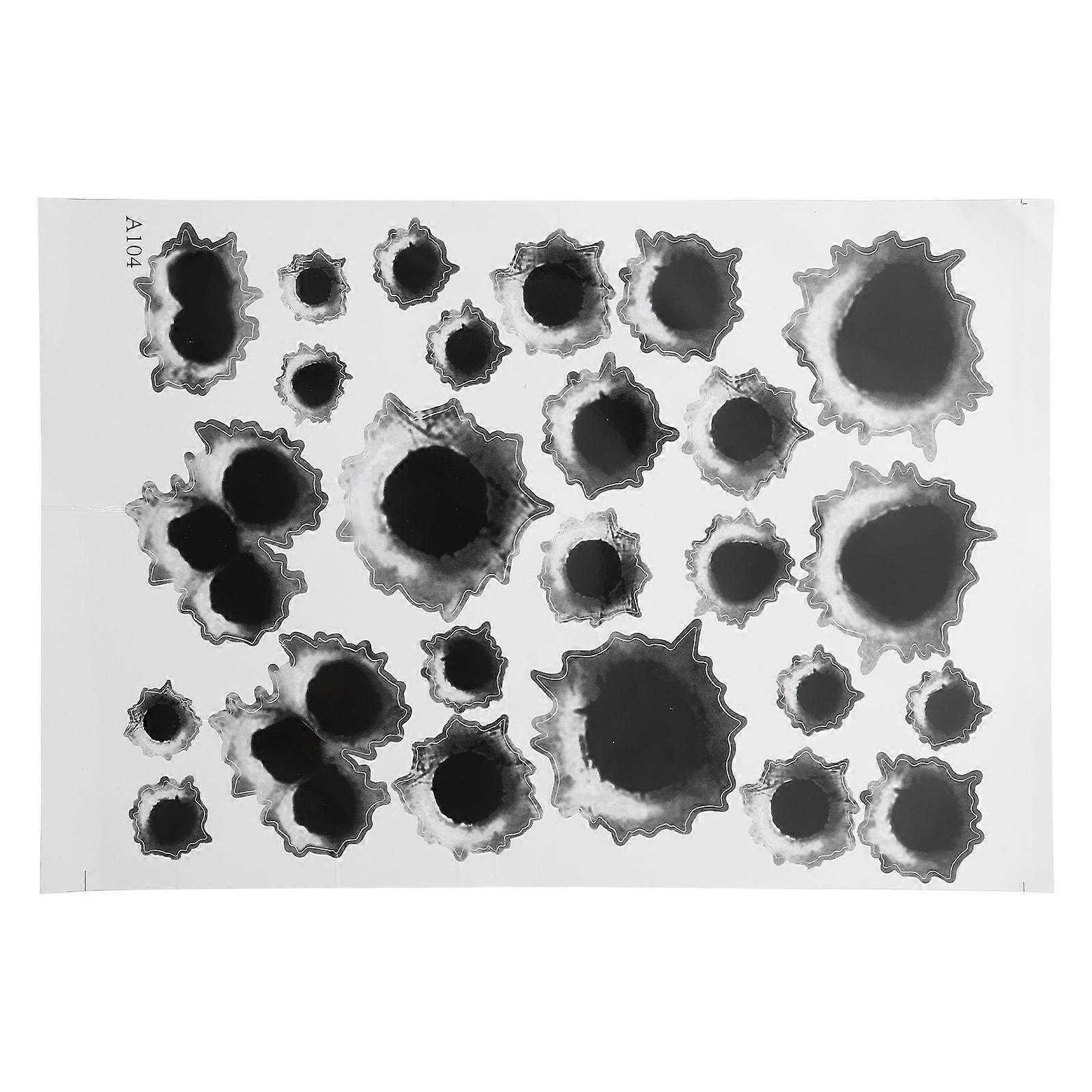 Car Auto Sticker Simulation Shothole Sticker 1 Piece