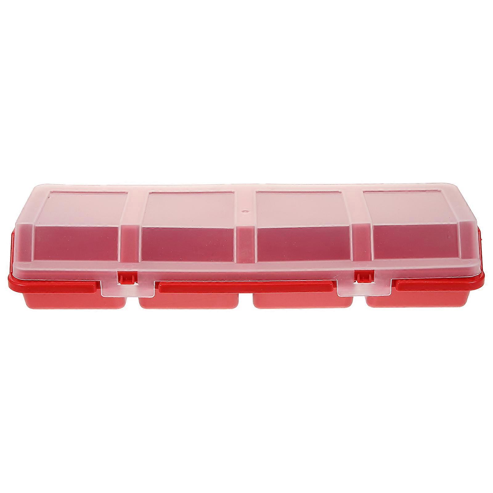 Plastic Screw Organizer Box with 8 Compartments for Parts Storage