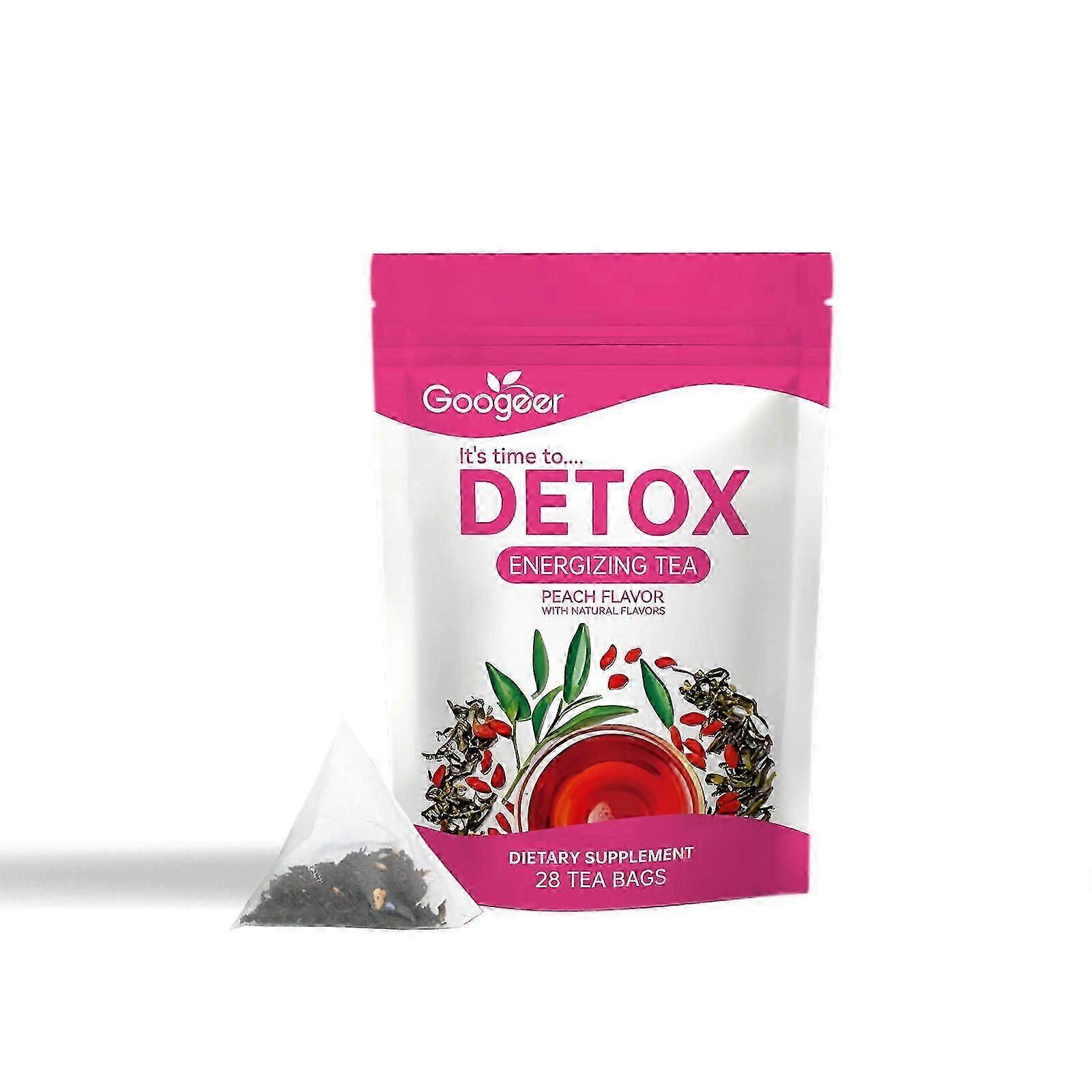 Detox Tea - Slimming Tea with Dandelion and Ginseng to Help Detox, Flatten Belly, and Prom