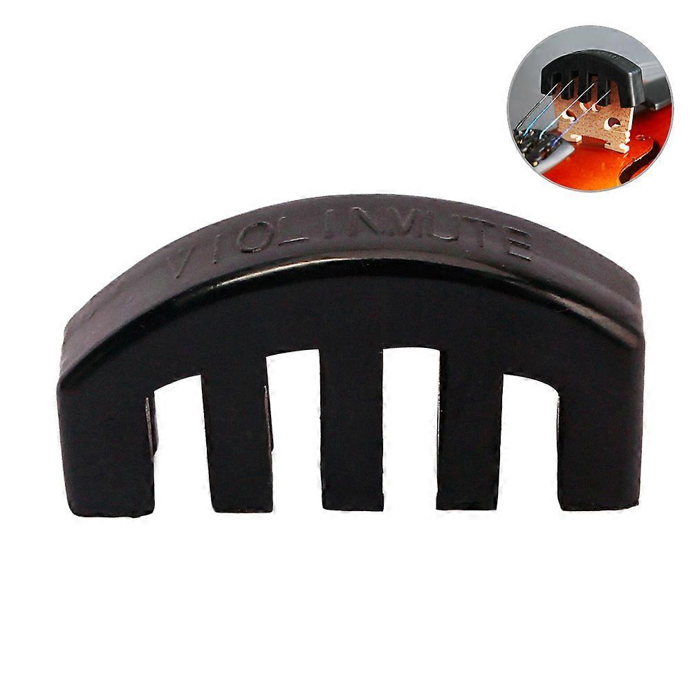 Heavy Rubber Violin Practice Mute Violin Silencer for Sound Reduction