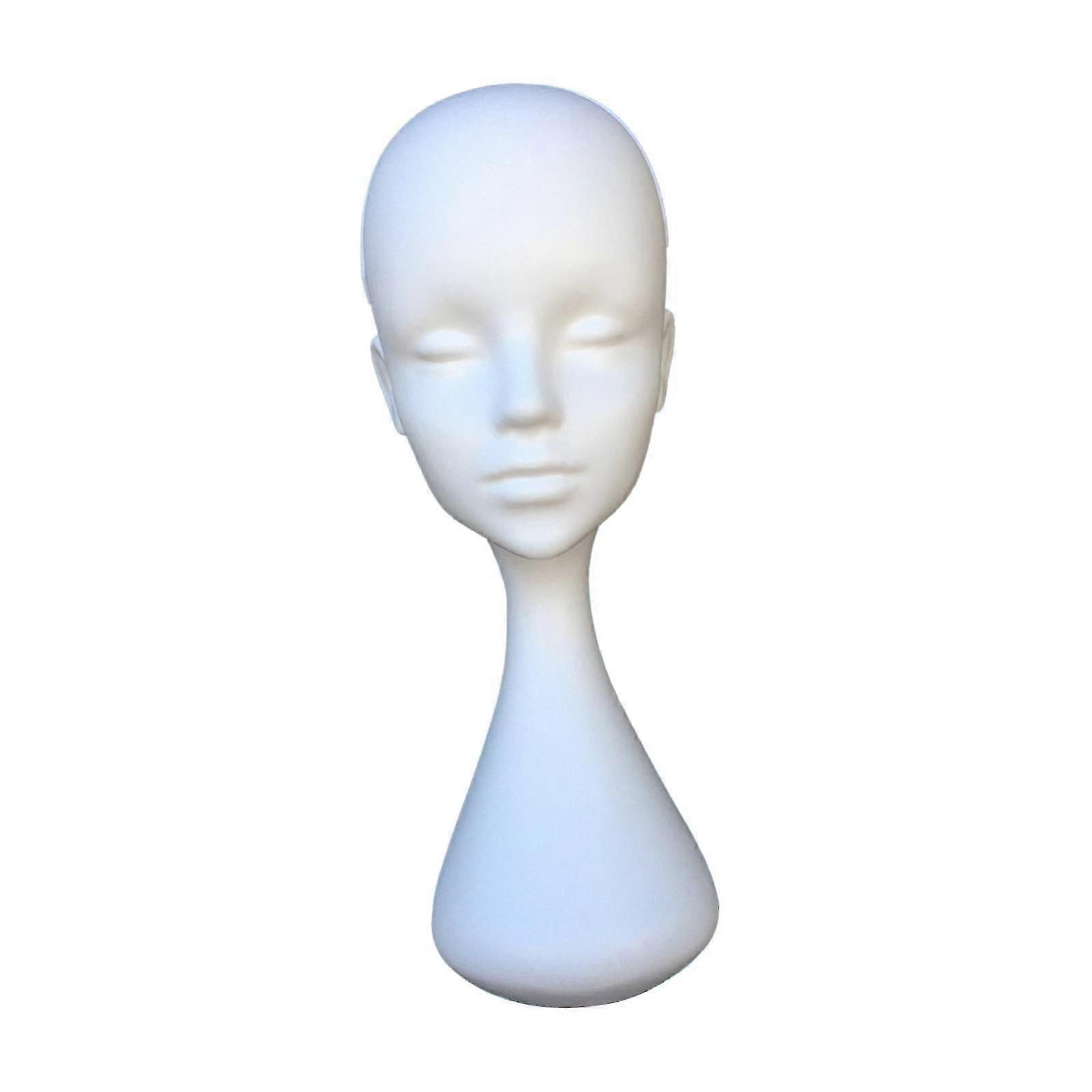 Mannequin Head Model Foam Mannequin Display for Home Salon Shopping Mall Ha