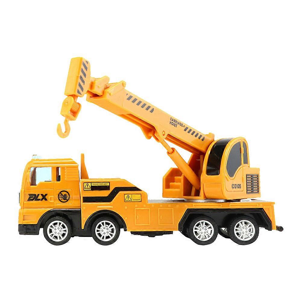 Crane Model Rubber Delicate Model Crane Pendant Orange for Decoration Use