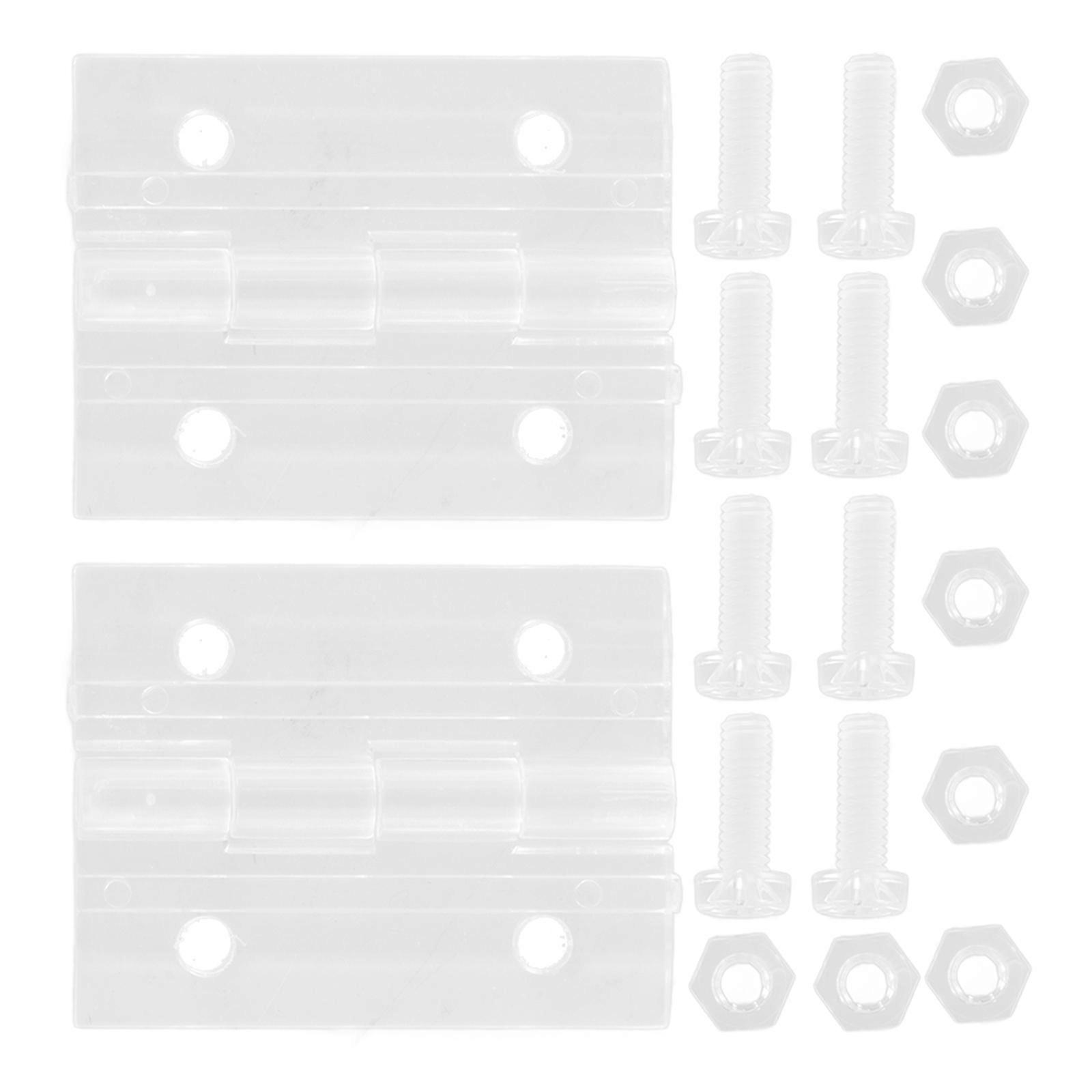 Transparent Drawer Hinge 4Set For Document Organization In Office Simple Rectangular Style