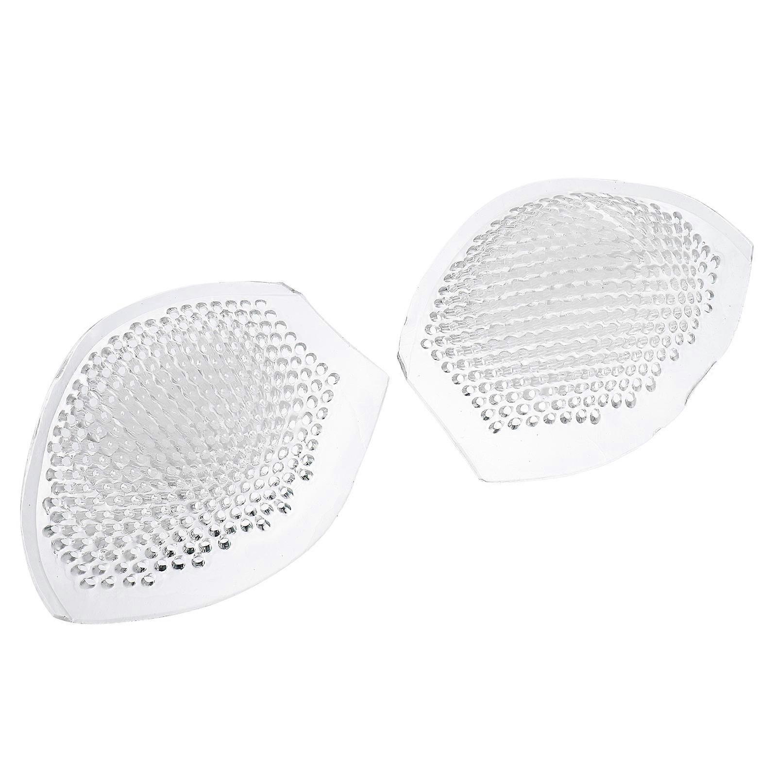 Silicone Pads Invisible Under Clothing Reusable Half Round Ladies Formal Wear 12x10x1cm 1 Pair