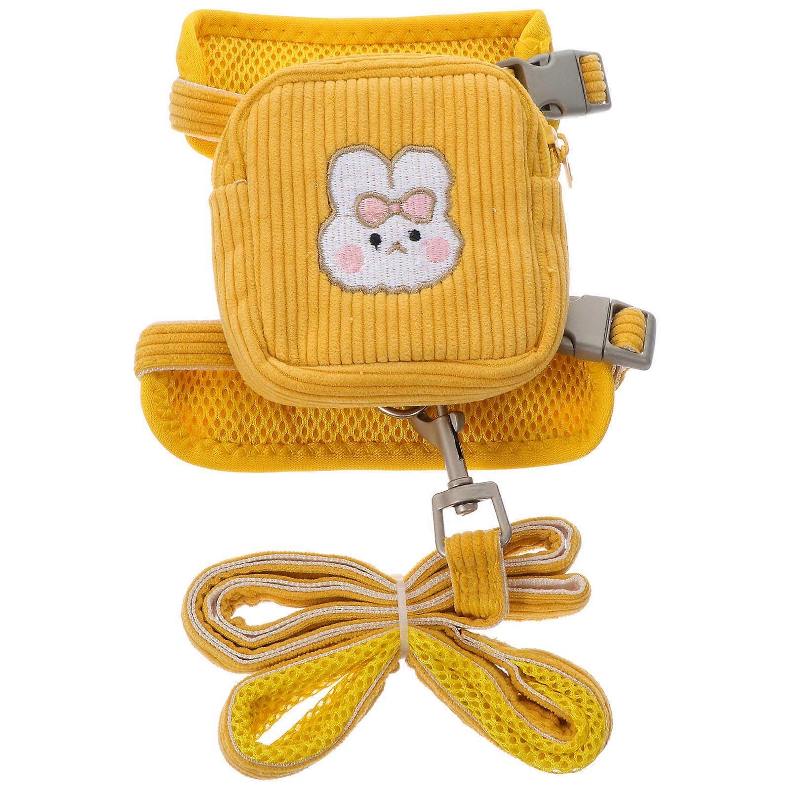 Dog Leash Backpack with Harness for Pet Dog Using 2Pcs Outdoor Set