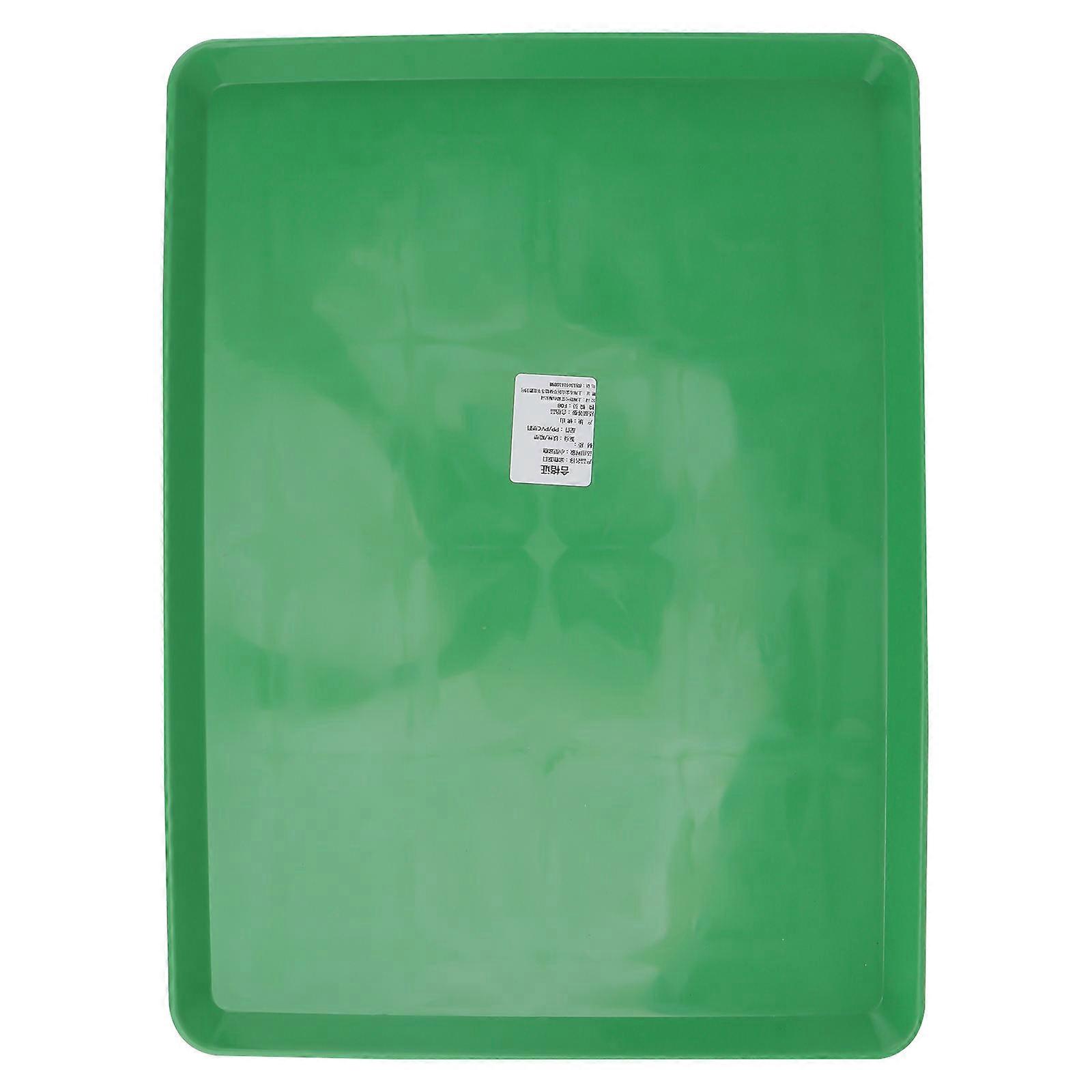 Pet Cage Accessory 1Pcs Green Plastic Leakproof Rustproof Household Pet Potty