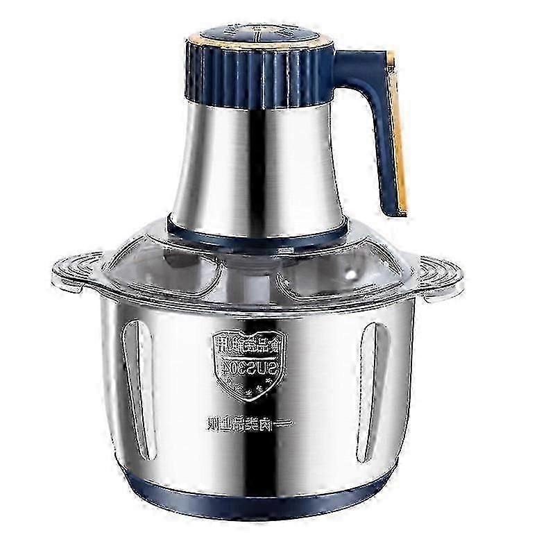 Fleischwölfe, 5l 500w Fleischwolf Elektrische Lebensmittelhacker Fleischmixer Fleischwolf Lebensmittelhacker Lebensmittelwolf Edelstahl Schüssel Chopper für Fleisch