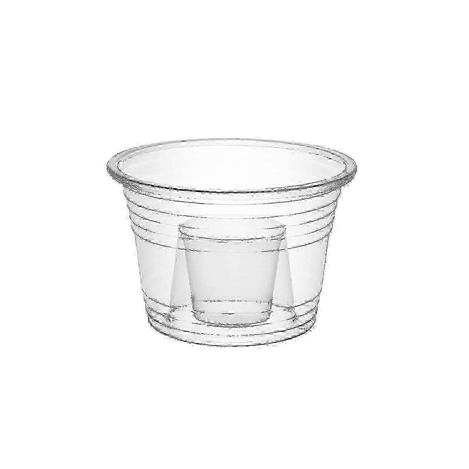 100-Pack Clear Jager Blaster Power Cups 3oz Made of Soft Plastic