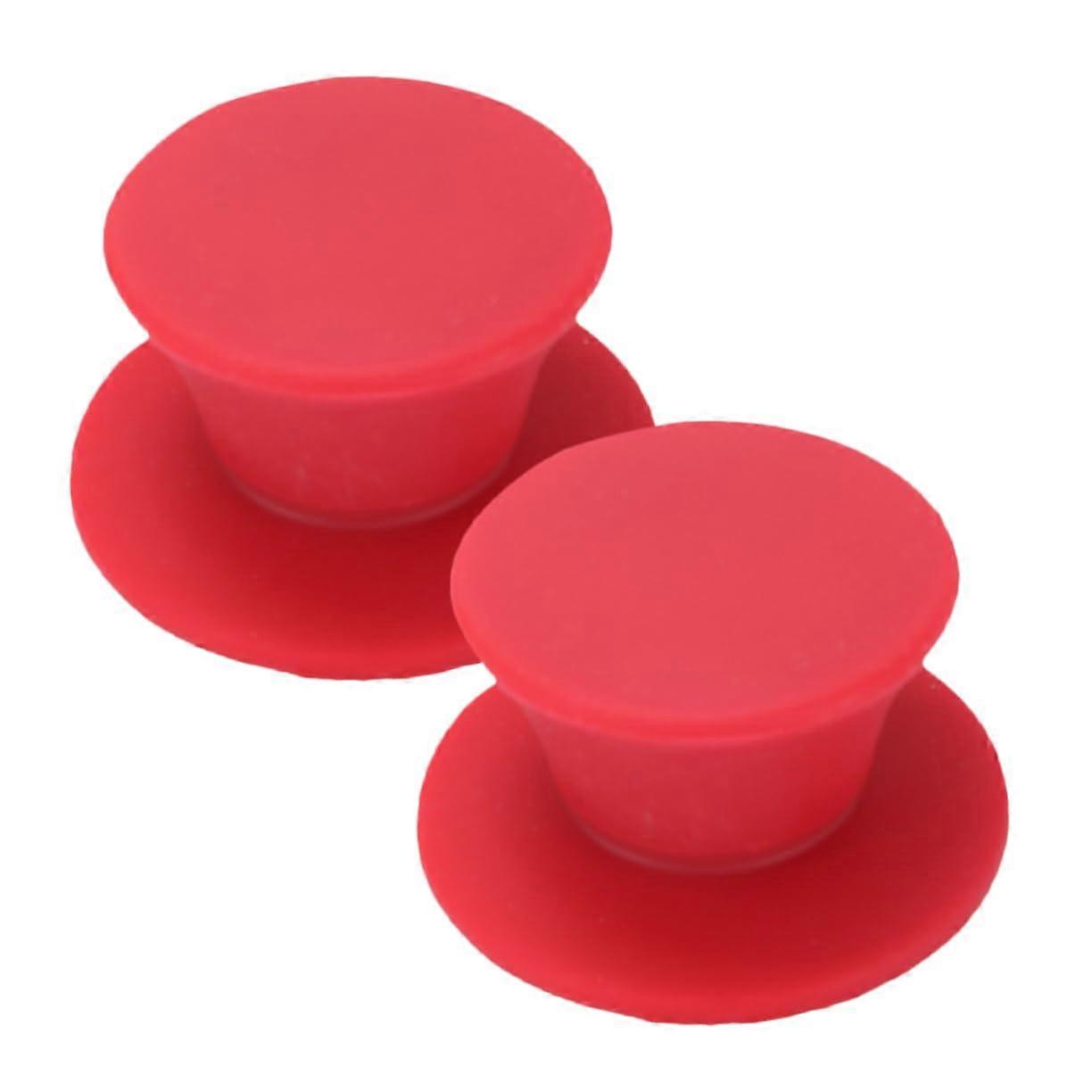 Silicone Pot Lid Knob Cover 2Pack Reusable Heat Protector for Glass Pan Lid Handle Replacement