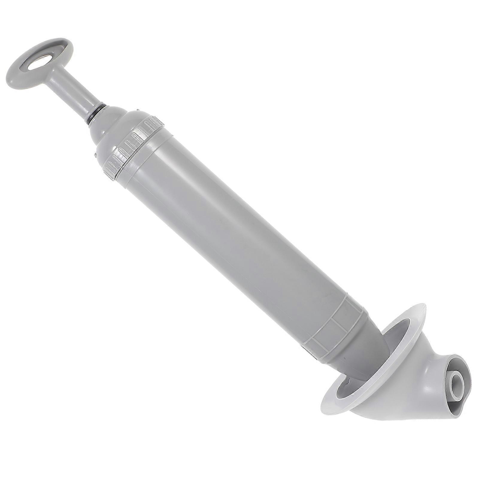 Grey Toilet Plunger with Ergonomic Handle for Toilet Use