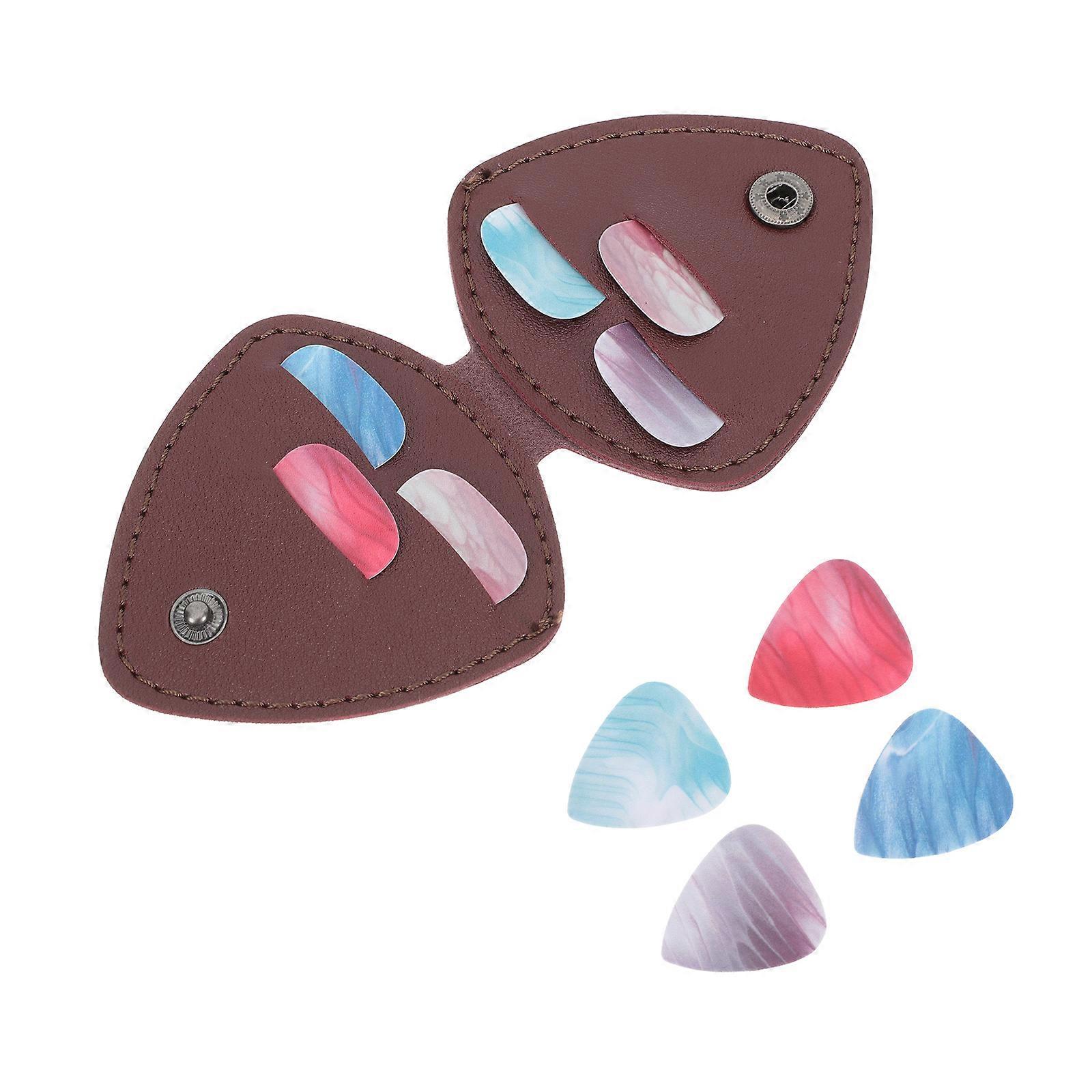 Plastic Guitar Picks Guitar Plectrums for Playing 2Sets with Storage Bag