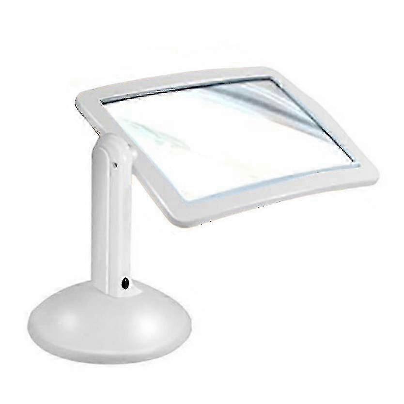 3x Large Full Page Magnifier, 360 Rotation with Light and Stand, Portable LED Magnifier for Reading