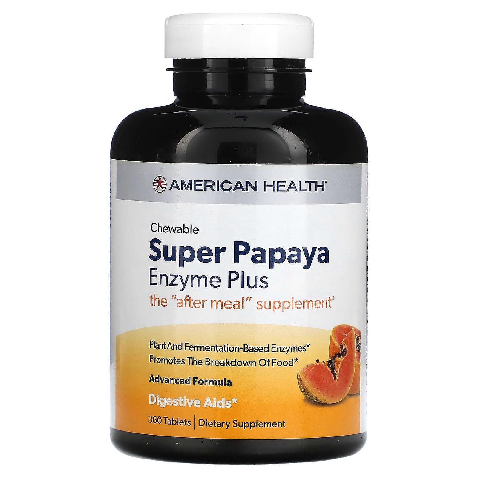 Chewable Super Papaya Enzyme Plus, 360 Tablets