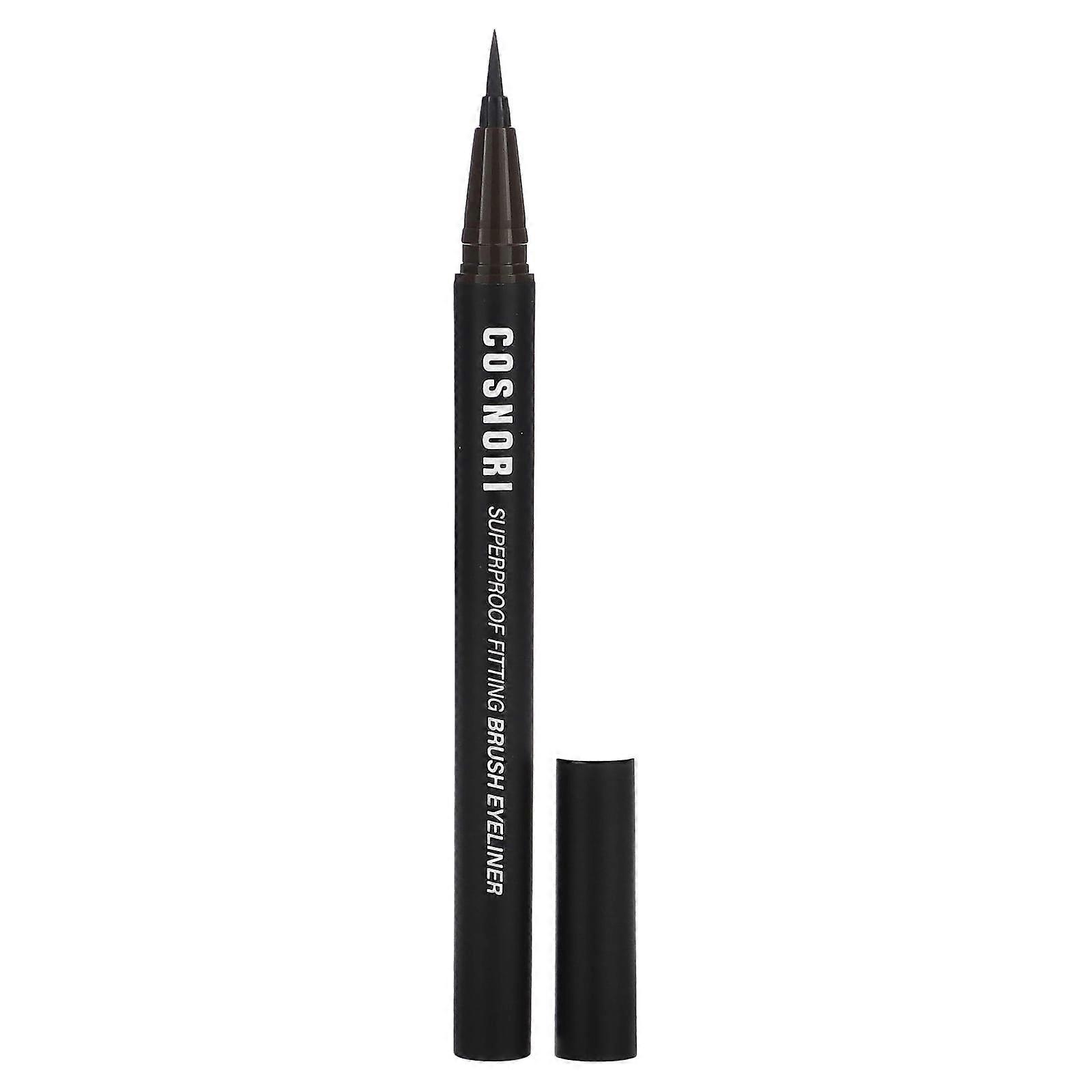 Superproof Fitting Brush Eyeliner, 02 Black Brown, 0.02 fl oz (0.6 g)