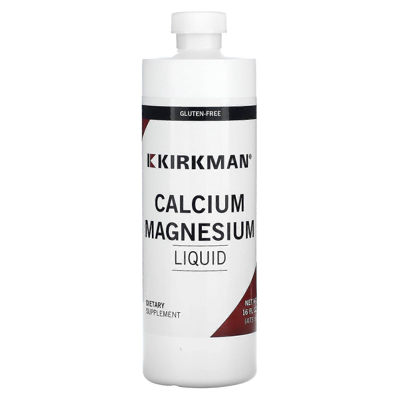 Calcium Magnesium Liquid, 16 fl oz (473 ml)