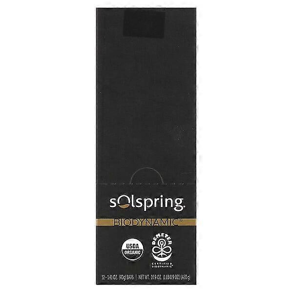 Dr. Mercola, SolspringÃÂÃÂÃÂÃÂ®, BiodynamicÃÂÃÂÃÂÃÂ®, Dark Chocolate Bar, 70% Cocoa, 12 Bars, 1.41 oz (40 g) Each